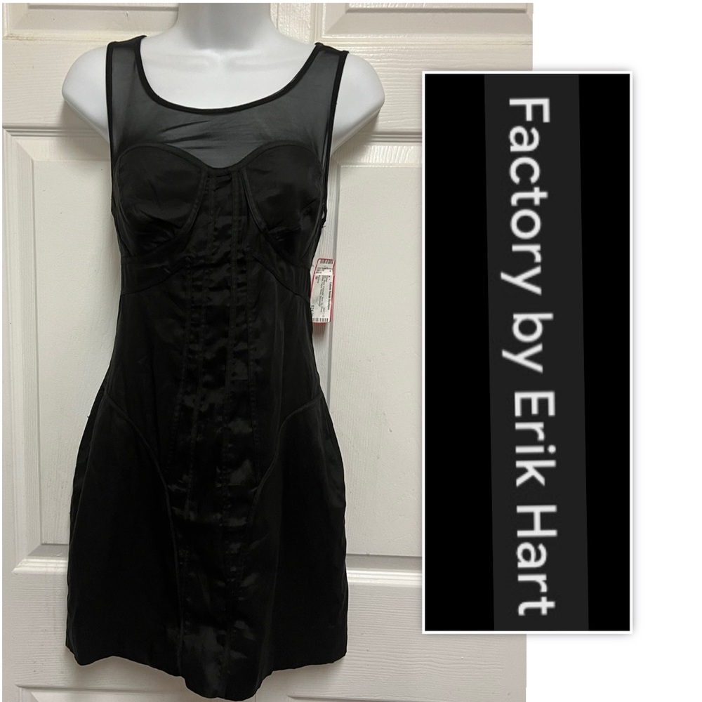 Factory By Erik Hart Black Cocktail Dress